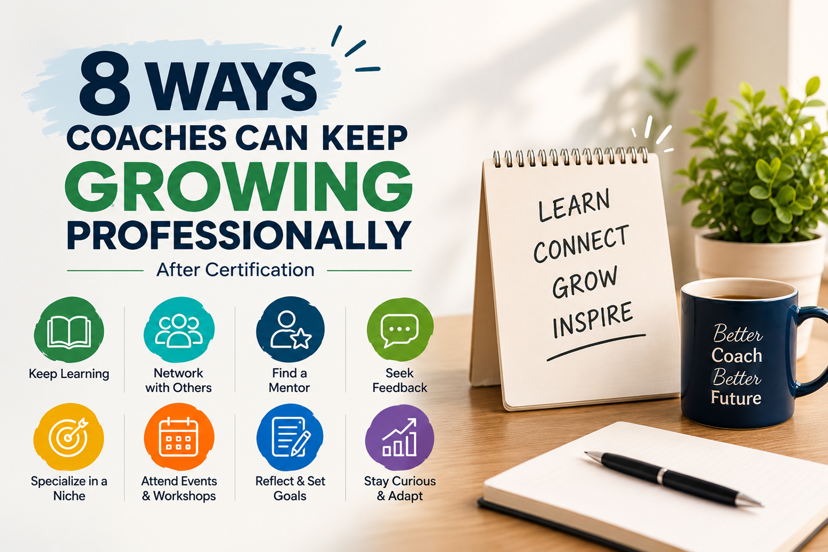 8 Ways Coaches Can Keep Growing Professionally After Certification