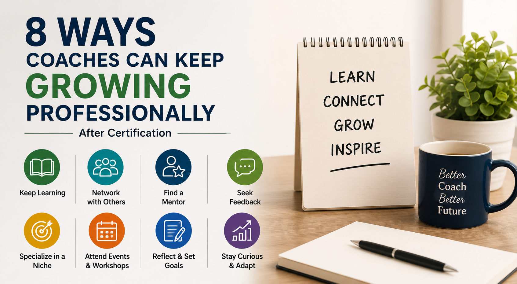 8 Ways Coaches Can Keep Growing Professionally After Certification